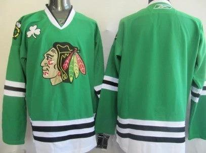 Chicago Blackhawks Customized Green Jersey by Hockey David