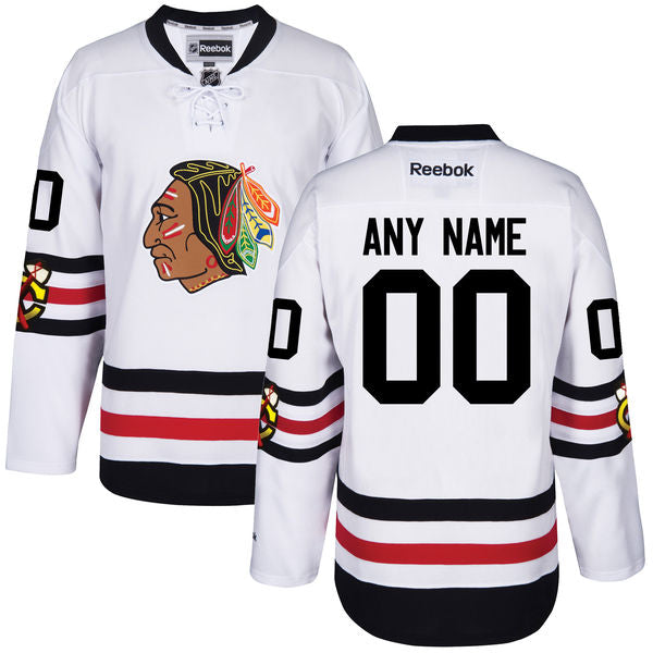 Chicago Blackhawks Reebok 2017 Winter Classic Custom Jersey by Hockey David
