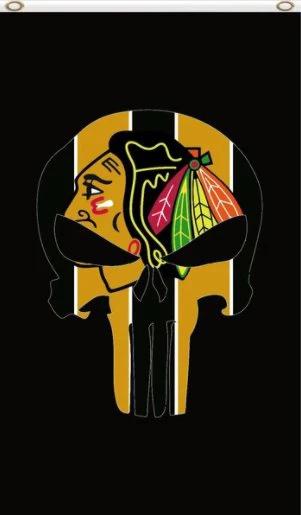 Chicago Blackhawks Sport Vertical US Flag 3X5Ft Polyester Digital Print Banner USA by flagsjustdoit
