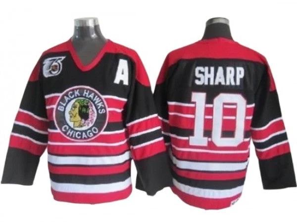 Chicago Blackhawks #10 Patrick Sharp Red Home Jersey by Hockey David