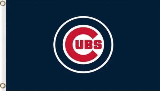 Chicago Cub Baseball Club Flag 3X5Ft Banner USA Polyester with Brass Grommets - 12 by flagsjustdoit