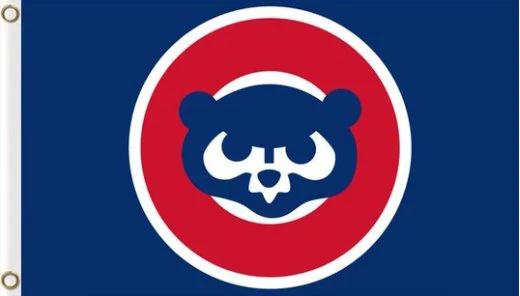 Chicago Cub Baseball Club Flag 3X5Ft Banner USA Polyester with Brass Grommets - 14 by flagsjustdoit