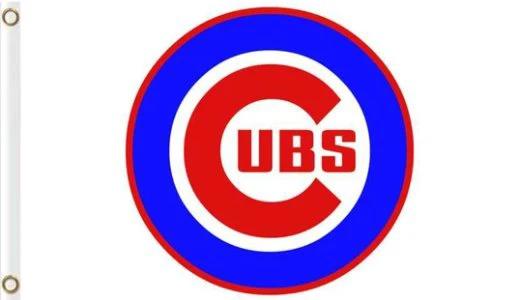 Chicago Cub Baseball Club Flag 3X5Ft Banner USA Polyester with Brass Grommets - 15 by flagsjustdoit