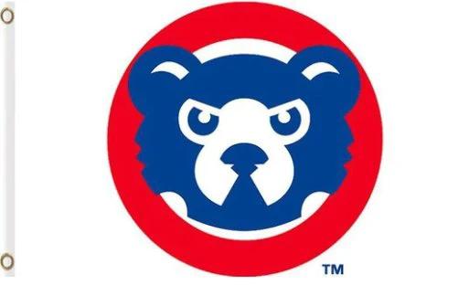 Chicago Cub Baseball Club Flag 3X5Ft Banner USA Polyester with Brass Grommets - 16 by flagsjustdoit