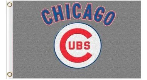 Chicago Cub Team Flag 3X5Ft Banner USA Polyester with Brass Grommets by flagsjustdoit