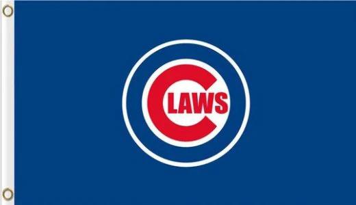 Chicago Cub Team US Flag 3X5Ft Banner USA Polyester with Brass Grommets - 3 by flagsjustdoit