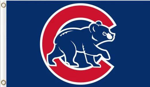 Chicago Cub Team US Flag 3X5Ft Banner USA Polyester with Brass Grommets - 5 by flagsjustdoit