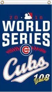 Chicago Cubs 2016 World Series 3X5 Banner USA Polyester with Brass Grommets by flagsjustdoit