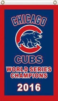 Chicago Cubs 2016 World Series Flag 3X5Ft Banner USA Polyester with Brass Grommets by flagsjustdoit