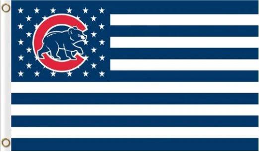 Chicago Cubs Flag Baseball US Flag 3X5Ft Banner USA Polyester with Brass Grommets by flagsjustdoit