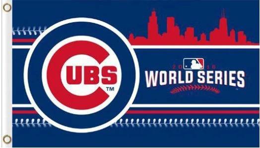 Chicago Cubs US Sport 2016 Flag 3X5Ft Banner USA Polyester with Brass Grommets by flagsjustdoit