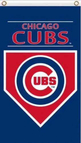 Chicago Cubs World Series Flag 3X5Ft Banner USA Polyester with Brass Grommets by flagsjustdoit