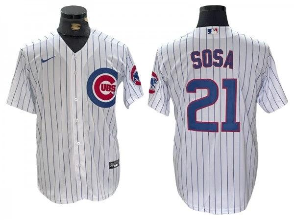 Chicago Cubs #21 Sammy Sosa White Home Cool Base Jersey by My Store