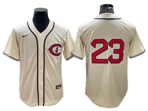 Chicago Cubs #23 Ryne Sandberg Cream Field Of Dreams Jersey by My Store