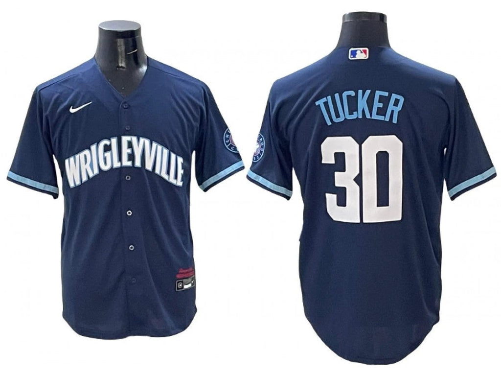 Chicago Cubs #30 Kyle Tucker Navy City Connect Jersey by My Store