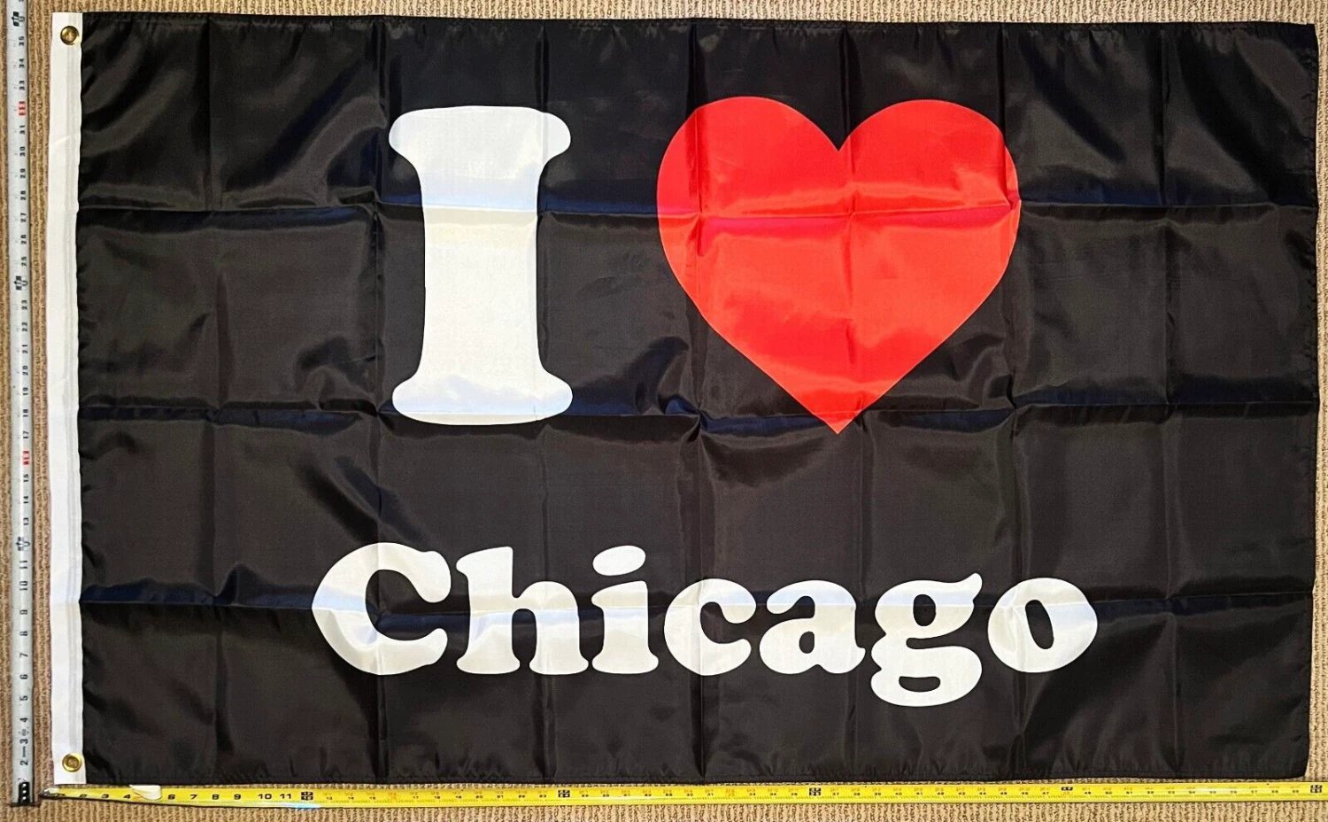 Chicago Flag 1 Beer Party America Man Cave Sign Poster USA 3x5' by flagsjustdoit