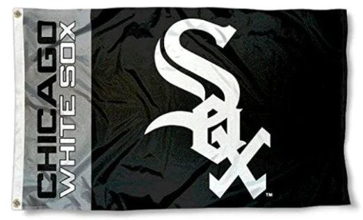 Chicago White Sox Retro flag 3X5Ft Banner USA Polyester with Brass Grommets by flagsjustdoit