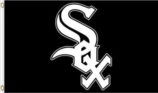 Chicago White Sox Team flag 3X5 Banner USA Polyester with Brass Grommets by flagsjustdoit