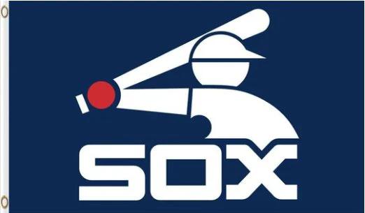 Chicago White Sox Team flag 3X5Ft Banner USA Polyester with Brass Grommets - 1 by flagsjustdoit