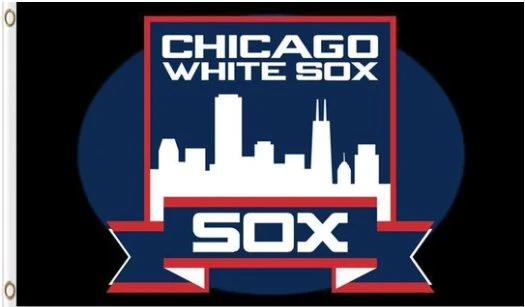 Chicago White Sox Team flag 3X5Ft Banner USA Polyester with Brass Grommets - 2 by flagsjustdoit