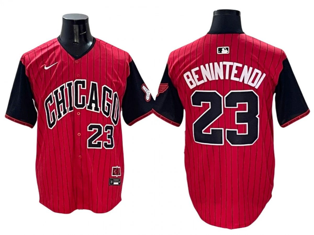 Chicago White Sox #23 Andrew Benintendi Red 2025 City Connect Limited Jersey by My Store