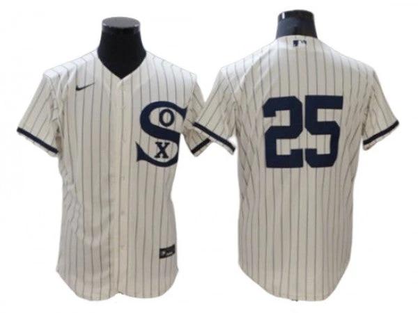 Chicago White Sox #25 Andrew Vaughn White Field of Dreams Cool Base Jersey by My Store