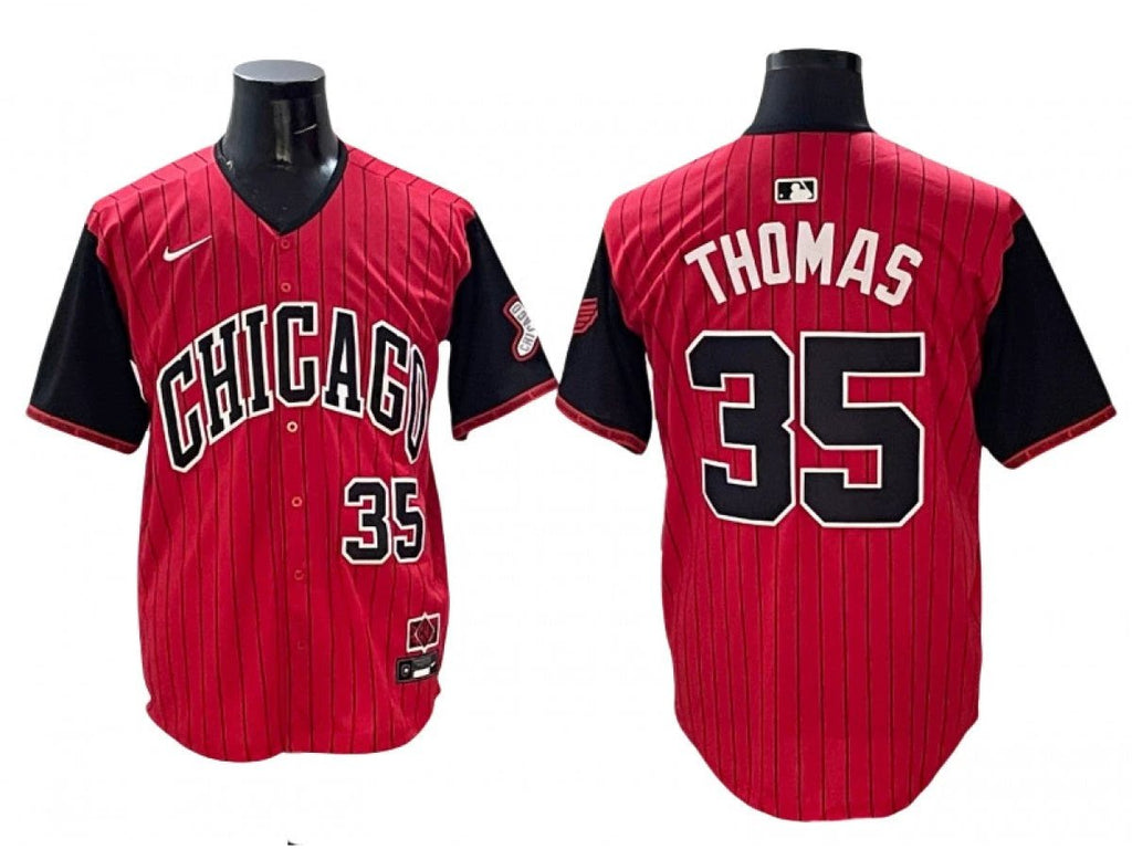 Chicago White Sox #35 Frank Thomas Red 2025 City Connect Limited Jersey by My Store