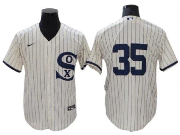 Chicago White Sox #35 Frank Thomas White Field of Dreams Cool Base Jersey by My Store