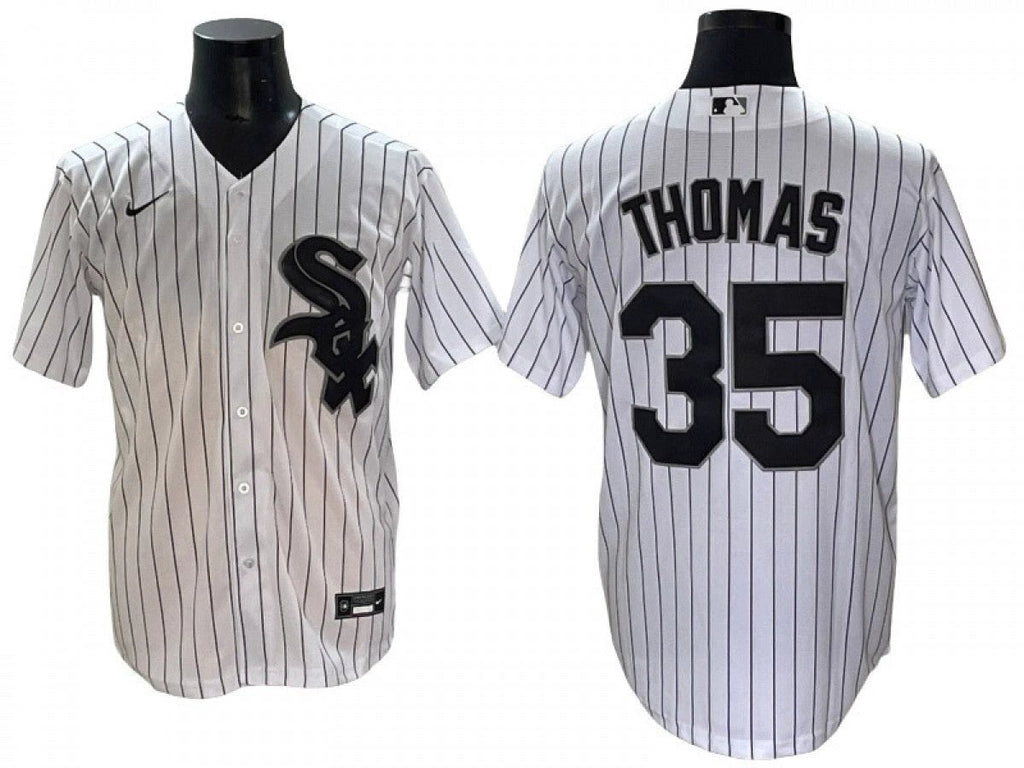 Chicago White Sox #35 Frank Thomas White Home Jersey by My Store