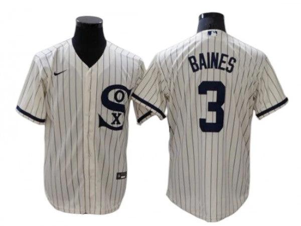 Chicago White Sox #3 Harold Baines White Field of Dreams Player Name Jersey by My Store