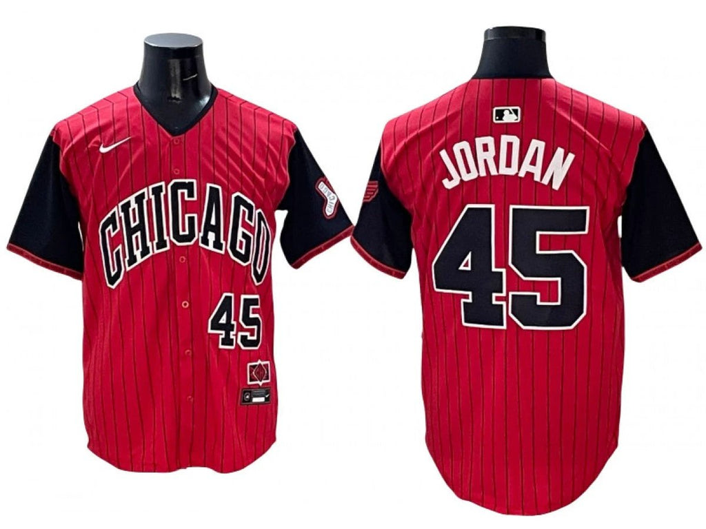 Chicago White Sox #45 Michael Jordan Red 2025 City Connect Limited Jersey by My Store