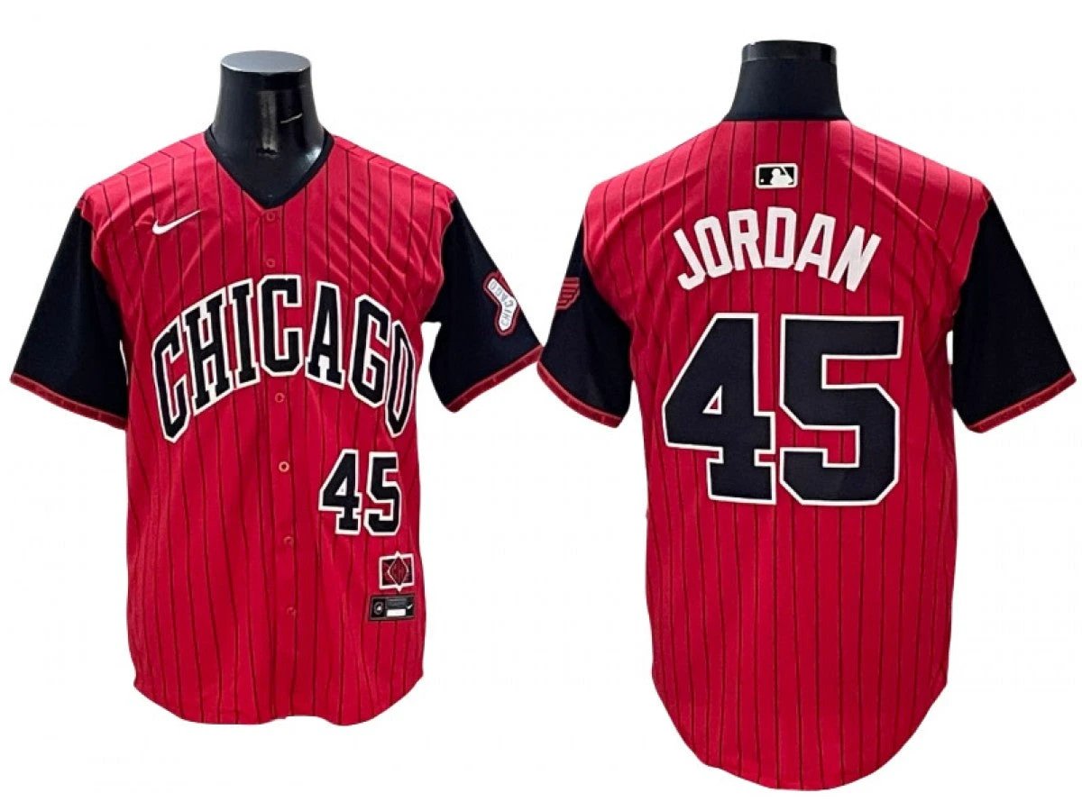 Chicago White Sox #45 Michael Jordan Red 2025 City Connect Limited Jersey by My Store