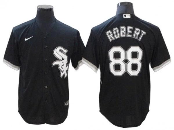 Chicago White Sox #88 Luis Robert Black Alternate Cool Base Jersey by My Store