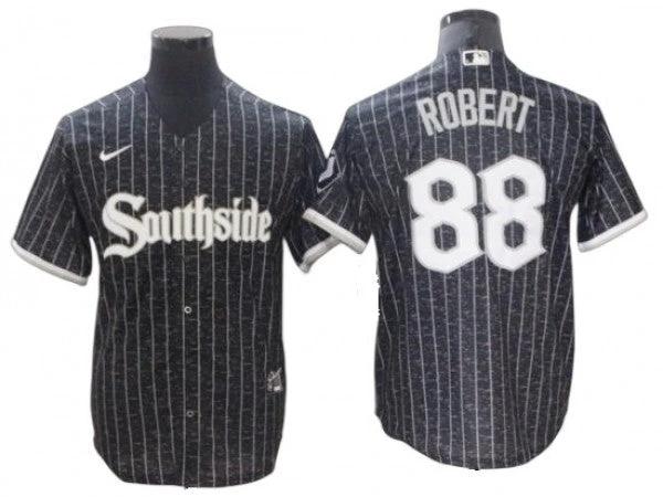 Chicago White Sox #88 Luis Robert Black City Connect Cool Base Jersey by My Store