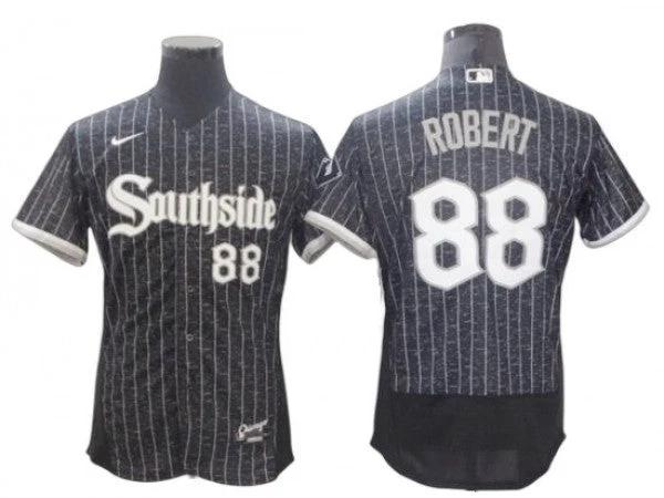 Chicago White Sox #88 Luis Robert Black City Connect Flex Base Jersey by My Store