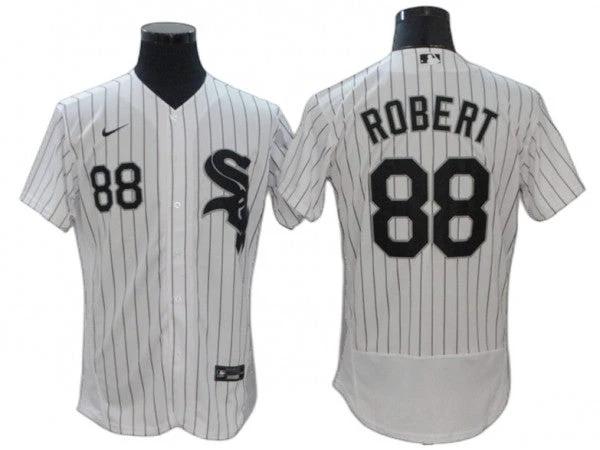 Chicago White Sox #88 Luis Robert White Home Flex Base Jersey by My Store