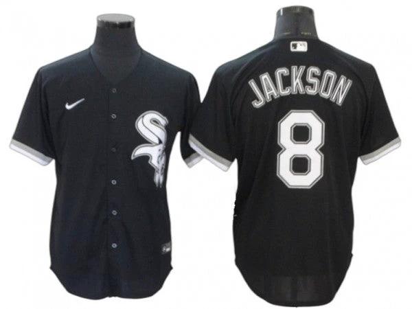 Chicago White Sox #8 Bo Jackson Black Alternate Cool Base Jersey by My Store