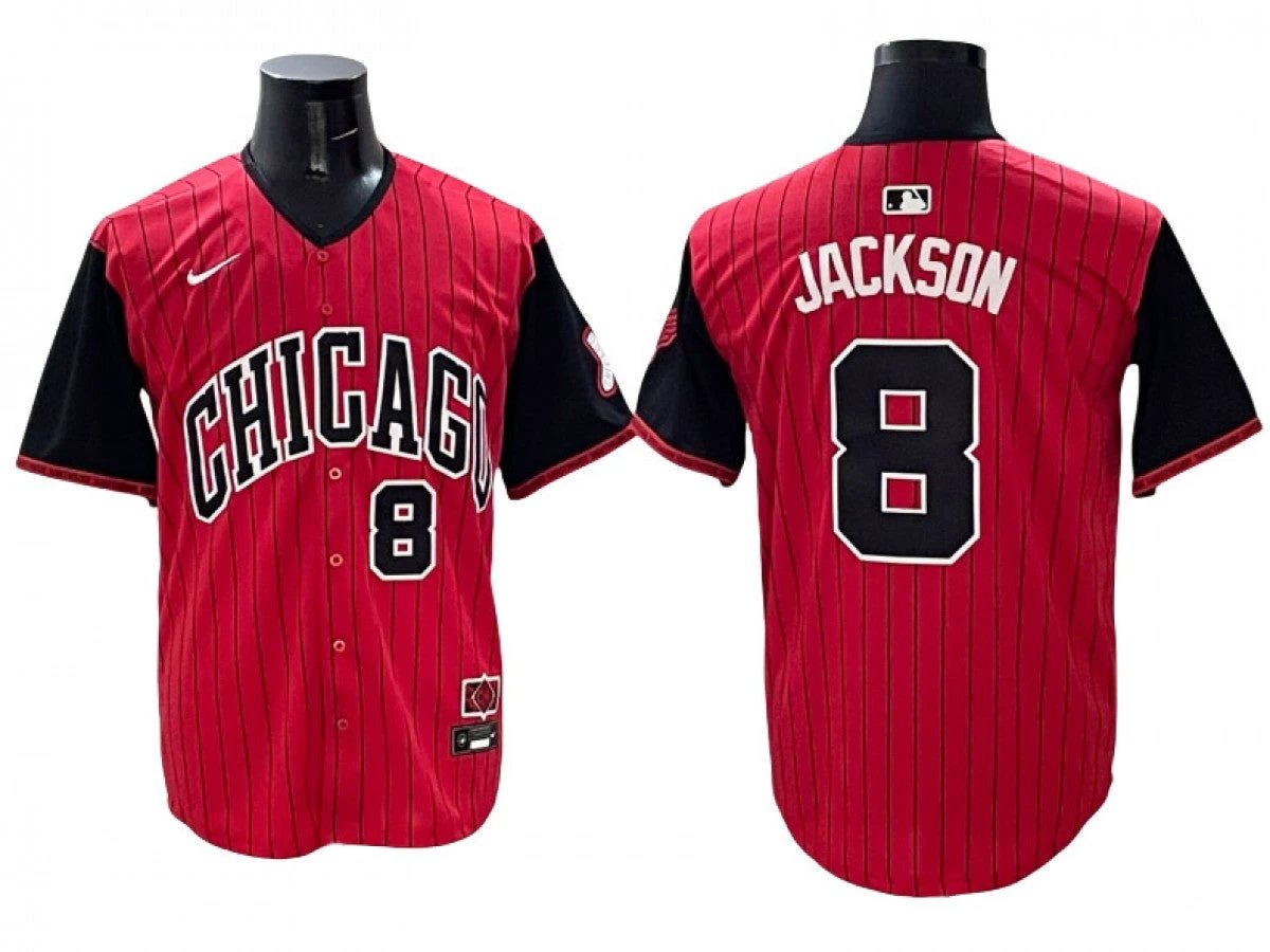 Chicago White Sox #8 Bo Jackson Red 2025 City Connect Limited Jersey by My Store