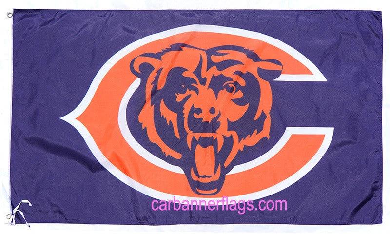 Chicago Bears Flag-3x5FT NFL Banner-100% polyester-super bowl by flagsshop