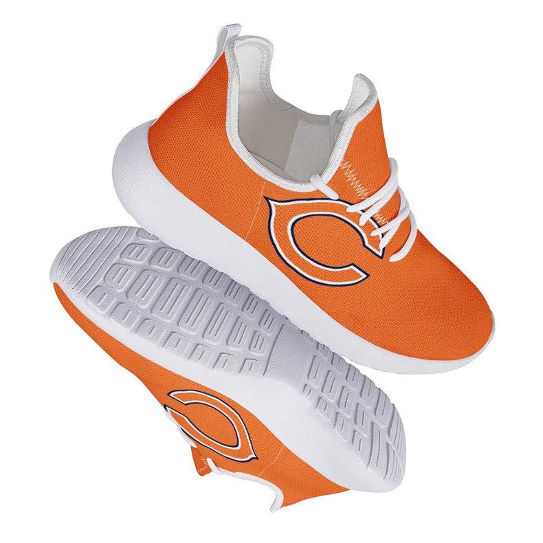 Chicago Bears Orange Team Logo Limited Sneaker Shoes For Men Women Fans by Crocs