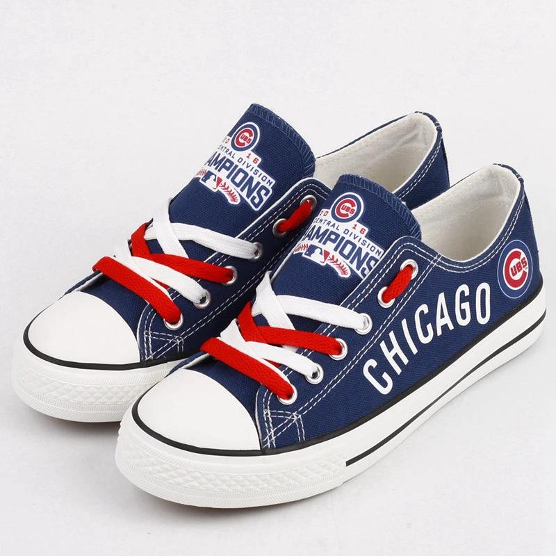 Chicago Cubs Limited Print Low Top Canvas Shoes Sport Sneakers For Men Women Fans by Crocs