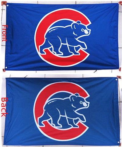 Chicago Cubs Flag-3x5FT Banner-100% polyester C Flag by flagsshop