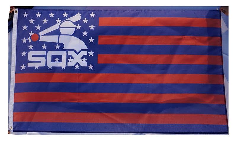 Chicago White Sox Flag-3x5FT Banner-100% polyester by flagsshop