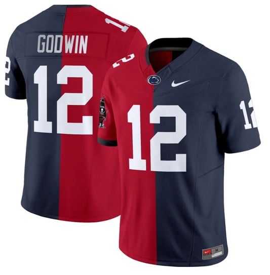 Chris Godwin Jersey #12 Penn State Nittany Lions Split Vapor Football by NCAA Football Jersey