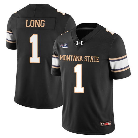 Chris Long Jersey #1 Montana State Bobcat Football 2025 Stitched by My Store NCAA Football Jerseys