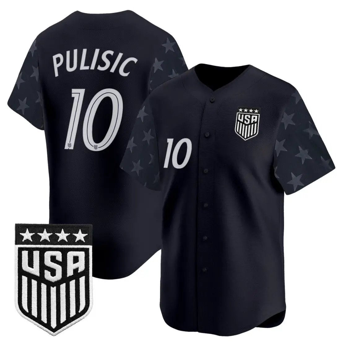 Christian Pulisic Jersey #10 USMNT 2026 World Cup Vapor Baseball Stitched by My Store