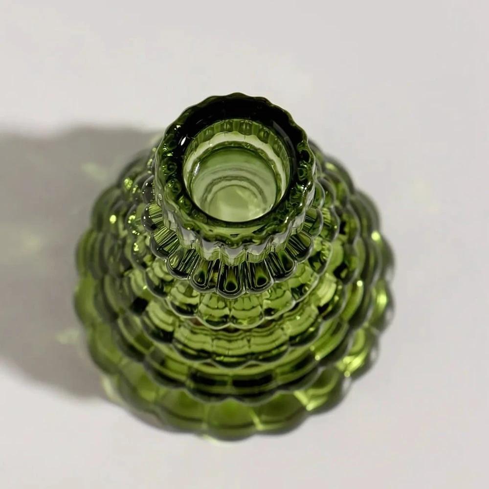 Christmas Tree Glass Candle Holder | 3pcs Set by Casa & Beyond
