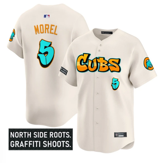 Christopher Morel Jersey #5 Chicago Cubs Graffiti North Side Edition Royal by My Store