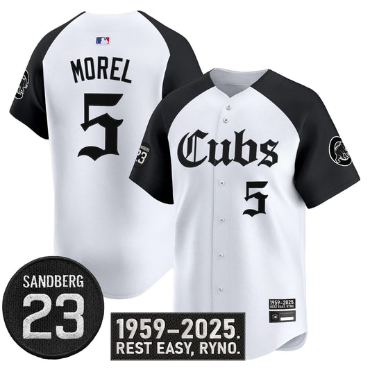 Christopher Morel Jersey #5 Chicago Cubs Ryne Sandberg Tribute Stitched Alter by My Store