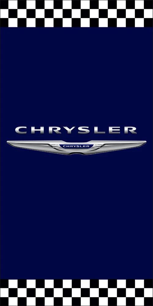 Chrysler Blue Flag Vertical 3X5 Ft Polyester Banner USA 90x150cm by flagsjustdoit